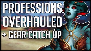 HUGE PROFESSIONS OVERHAUL - Awesome Gear Catch Up In Patch 8.2 | WoW BfA