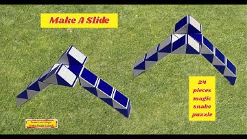 Make A Slide - 24 Pieces Magic Snake Puzzle #snakelordmagicsnakepuzzletutorial
