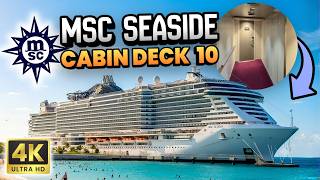 MSC Seaside Cabin Deck 10 Tour