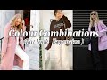 Colour Combination Ideas♡| Aesthetic |