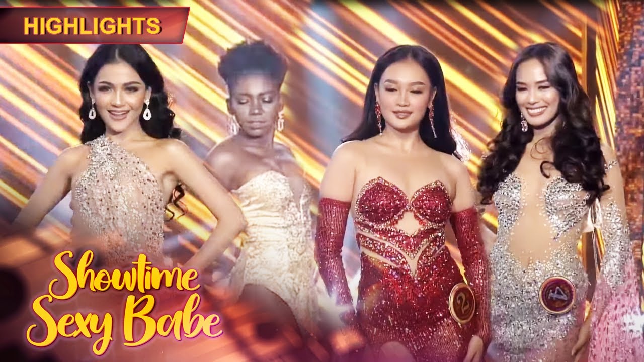 ⁣Sexy Babe Finalists show off their elegance in alluring long gowns | It's Showtime Sexy Babe