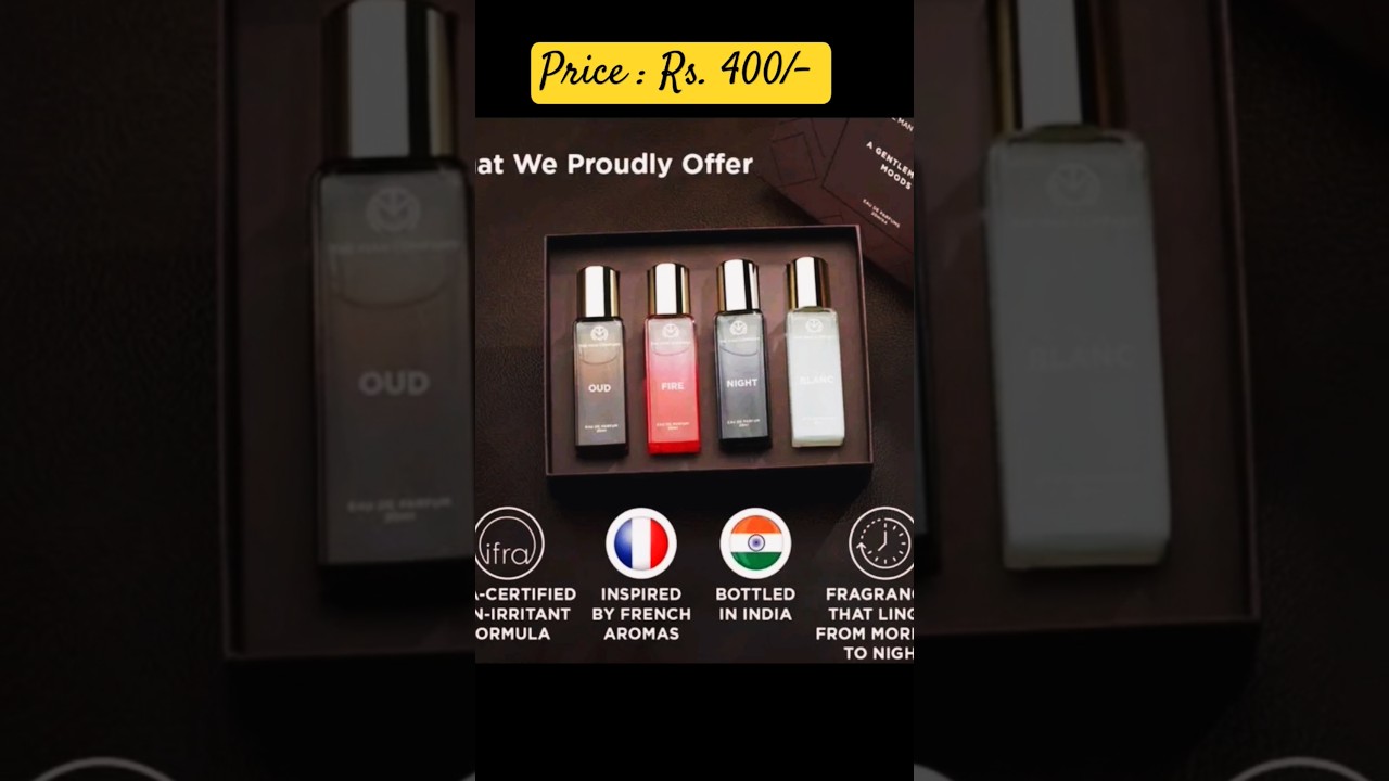 😍Perfume Gift Set for Men 4*20 ml, Price : Rs.400 /- , 