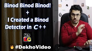 Full I Created a Binod Detector Using C++ | Binod Search | File Handling News