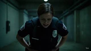 Parasite Entering Female Cop Mouth Causing Belly To Grow