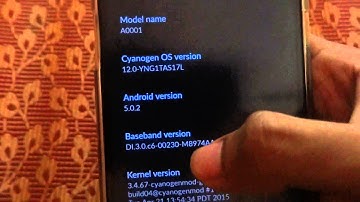 ONE PLUS ONE CYNOGEN OS 12.0 ANDROID LOLLIPOP 5.0.2 OFFICIAL UPDATE
