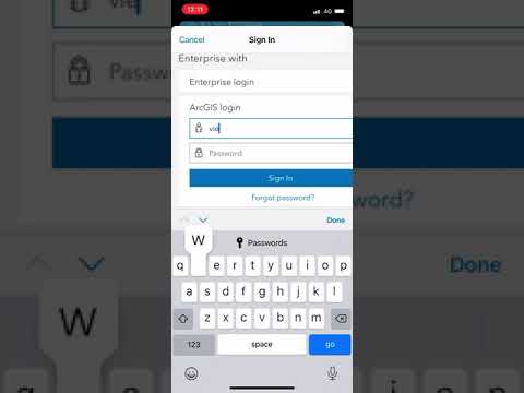 Field Maps Logging In With ArcGIS