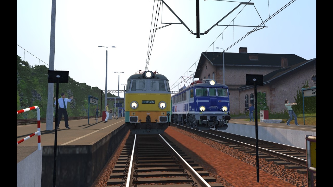 TD2. ET22 z poc. pospiesznym na odc. Aleksandrów Kujawski - Biała Sudecka