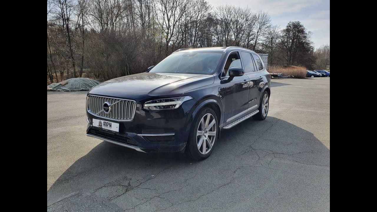 Красная volvo xc90