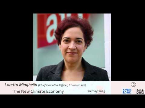 Loretta Minghella of Christian Aid - The New Climate Economy