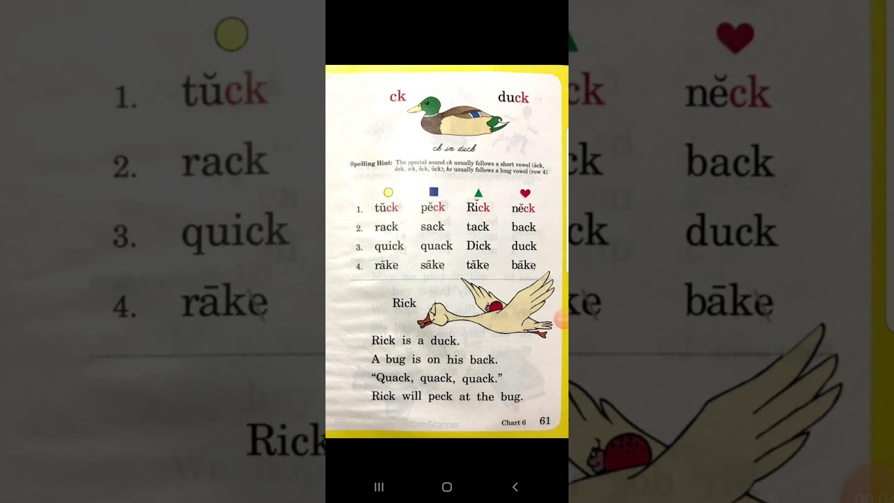  Abeka  CK AY and ST Phonics  Chart  6  YouTube