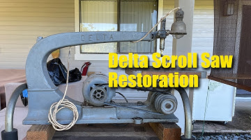 Delta 24" Scroll Saw Restoration