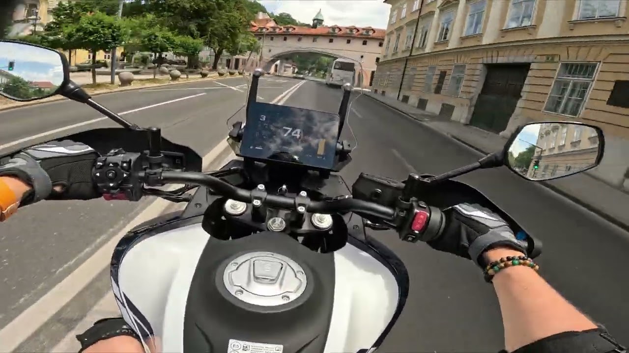 🏍️ Daily CFMOTO 800MT - EXPLORE Commute in Ljubljana – Episode 307 | POV Ride Experience