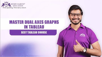 How to Create Dual Axes Graphs in Tableau | Tableau Tutorial | Henry Harvin Education