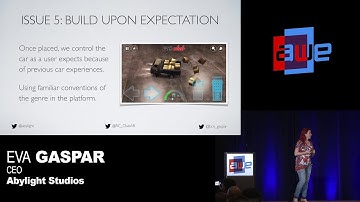 Eva Gaspar (Abylight Studios): UI/UX on AR Games: Defining the Next Generation Visual Metaphores