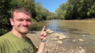 Fishing a Hidden River for 100lb Catfish!