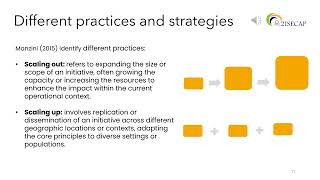 Module 2.5 - Implementation and scale-up