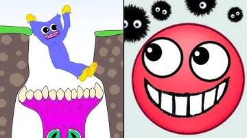 Huggy STORY 🆚 HIDE BALL Satisfying Mobile Games New Update 🔥?