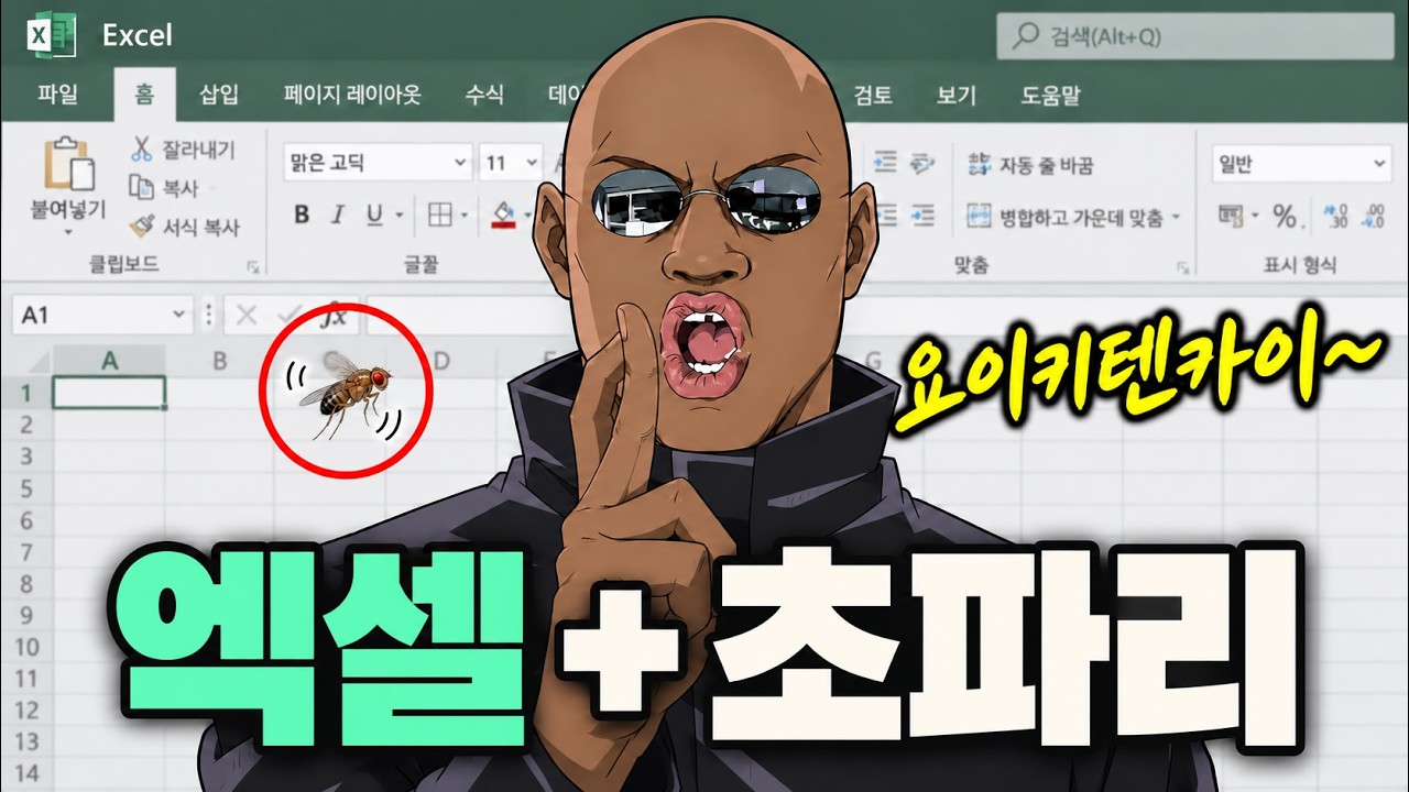 초파리를 엑셀 영역에 가두기