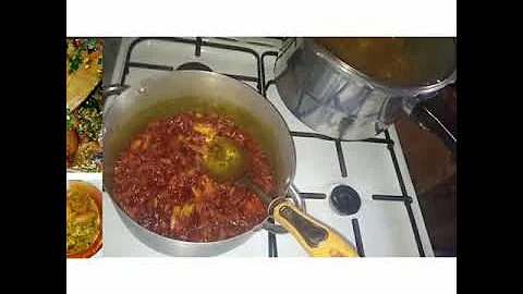 OGBONO WITH EGUSI//MIXED OGBONO SOUP//COOK WITH ME