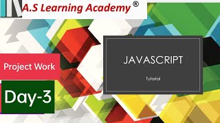 Live Premiere #JavaScript Day-3