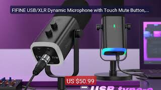 FIFINE USB/XLR Dynamic Microphone with Touch Mute Button,Head... — Amazing Value 2026 | Must Have!