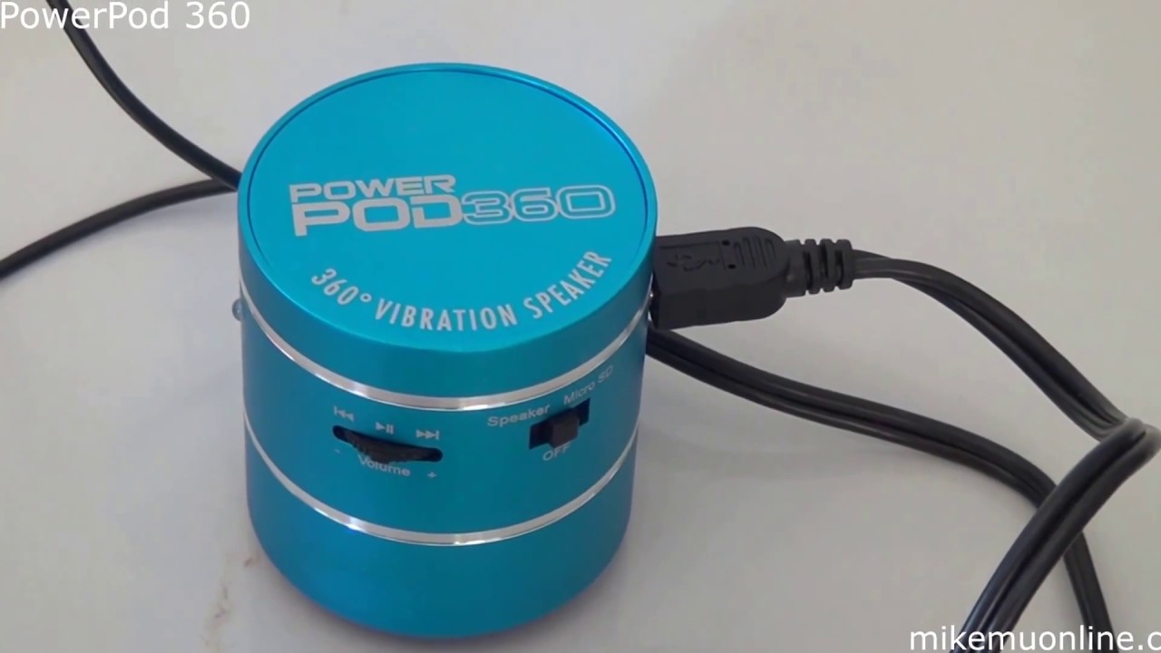 PowerPod 360 Vibration Speakers Review 
