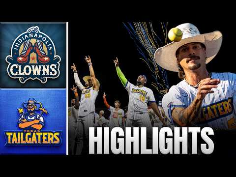 Banana Ball highlight video thumbnail: Indianapolis Clowns vs. Texas Tailgaters HIGHLIGHTS | Oklahoma City, OK