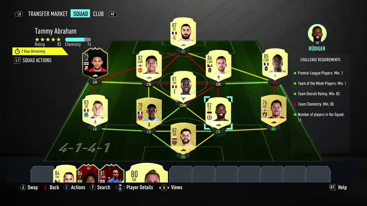 Cheapest way forTammy Abraham SBC