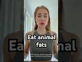 EAT ANIMAL FATS KEEP YOUR BRAIN HEALTHY 🧠 #1111fitbyana #carnivore
