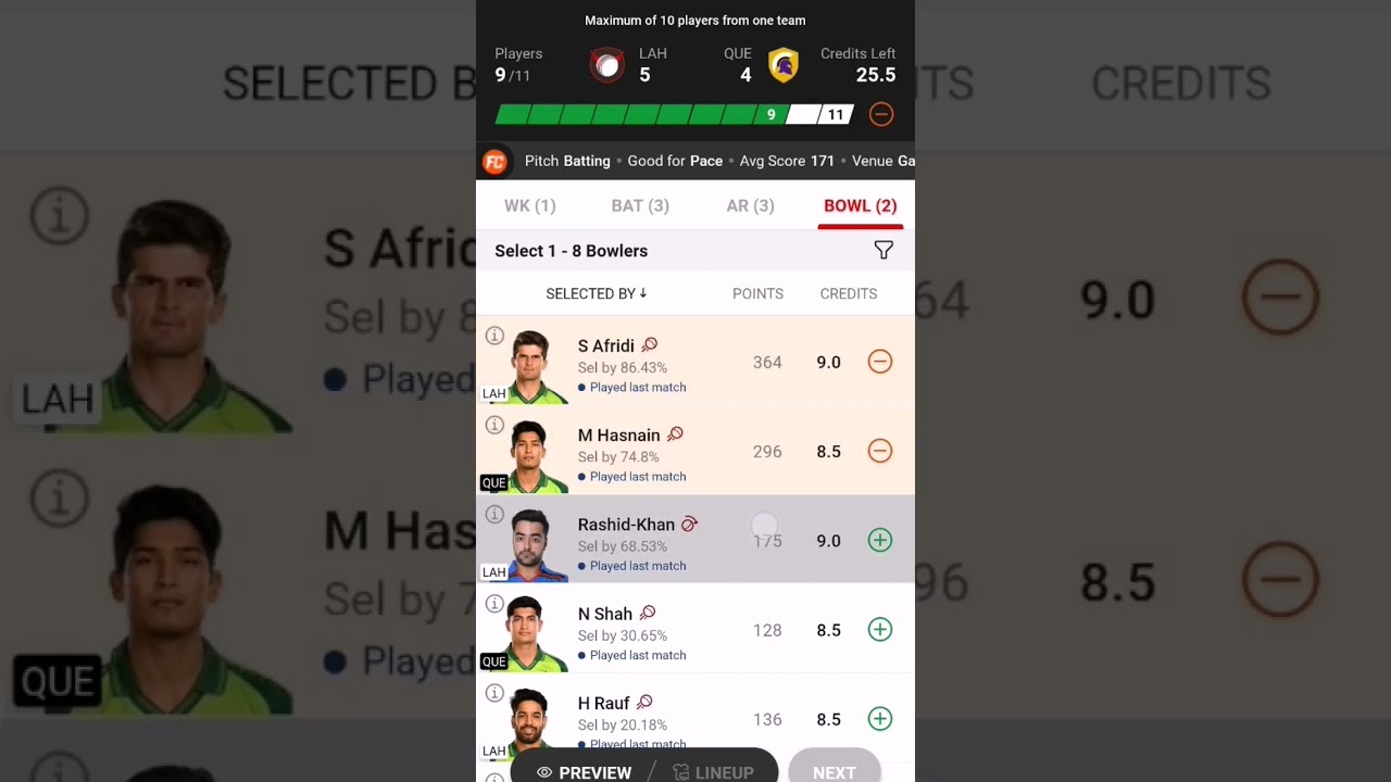 QUE VS LAH TODAY DREAM11 TEAM|TRUMPCARD PICK FOR LAH VS QUE PSL LEAGUE T20| BESTCANDVCFORTODAY MACTH