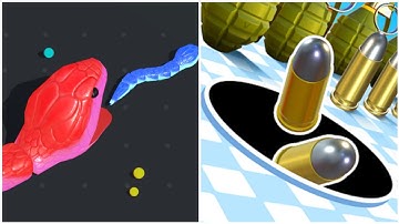 Attack Hole 3D vs Snake Clash.io - (Max Level, Mobile Games), ASMR Game
