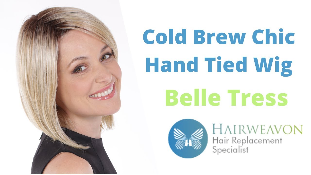 Cold Brew Chic Hand Tied Wig by Belle Tress | Heat Friendly Synthetic | Butterbeer Blonde