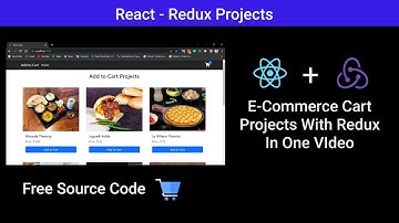 🛒 React + Redux E-Commerce Cart Project In One Video || With Free Source Code @HarshPathakNV
