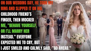 At My Wedding, He Gave My Ring To His Friend — He Regretted It When I Said “Fine”