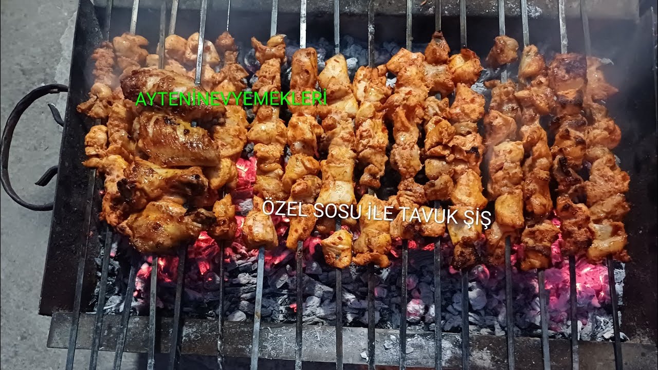 TAVUĞU BÖYLE SOSLARSANIZ LEZZETİNE DOYAMAZSINIZ ŞİŞ KEBAP #tavuk#kebap #food #pratikyemektarifleri