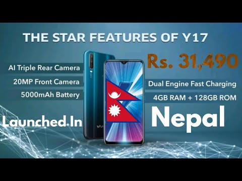 vivo-y17-with-triple-back-cameras,-5000-mah-battery-launched-in-nepal🔥🔥🔥