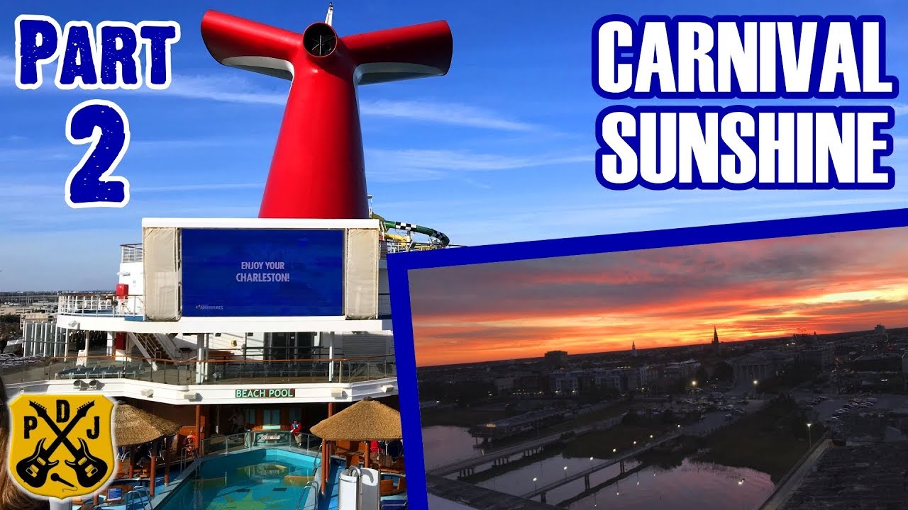 Carnival Sunshine Cruise Vlog 2019 #2 - Tree Lighting, JiJi Asian Kitchen, Welcome Show - ParoDeeJay