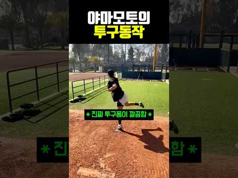 야마모토의 <strong>투구동작</strong> #야구