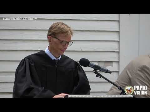 Naturalization Ceremony 2021 - Portal School House, Papillion, Nebraska