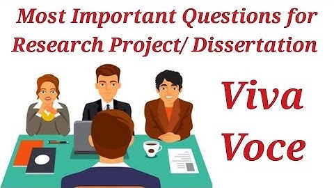 Most Important Viva Questions for Research Project, Dissertation | MA, MSc, PhD, MPhil - Psychology