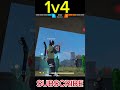 1vs4 ace kill challenge sothanaigal🔥#shorts