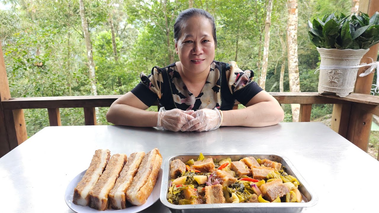 Thịt heo chay kho cải chua rất ngon