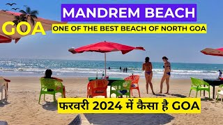 Mandrem Beach Goa | Russian Beach | Goa Current Situation | Best Beach in Goa | Goa Vlog 2024 |