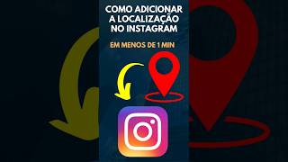 Como Adicionar o Endereço/Localização no seu Instagram #shorts #instagram