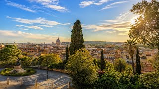 Piazza del Popolo &amp; Il Pincio Belvedere su Roma 