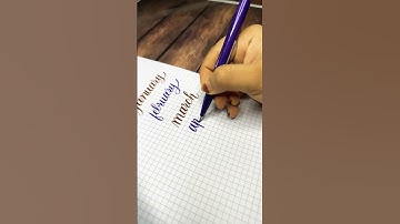 How to write april in calligraphy #shorts#youtubeshorts #handwritingpractice