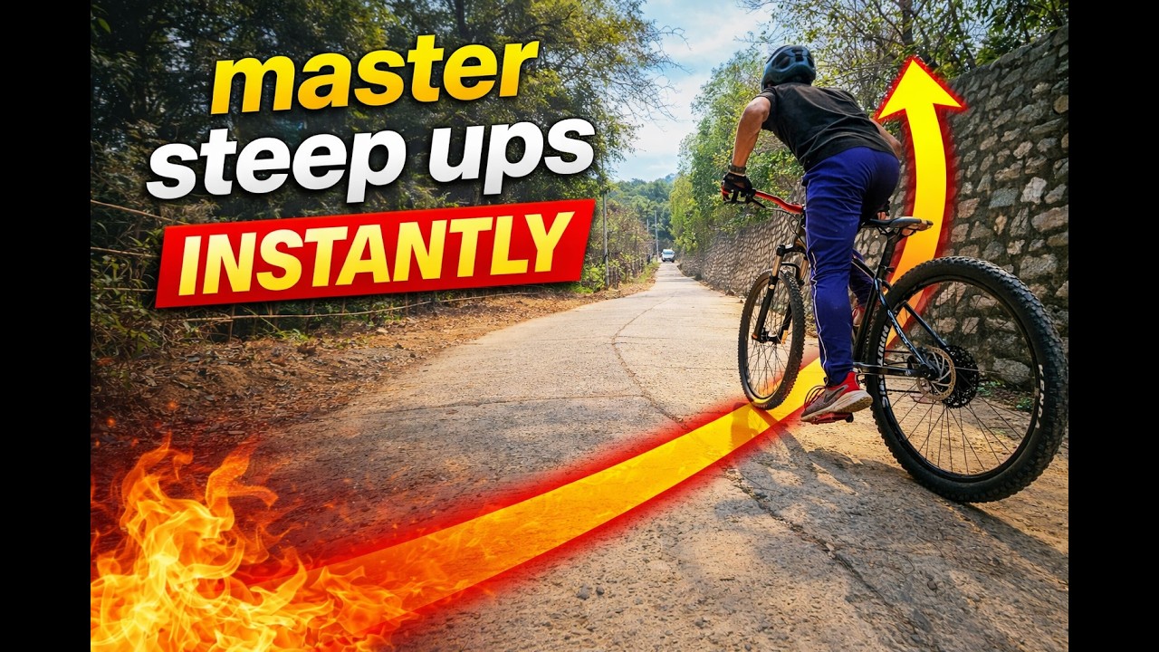 3 Minutes To Perfectly Ride Steep Ups Technique! - YouTube