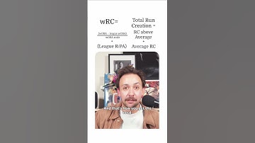 How to measure run creation | Part 3 - wRC #mlb #baseball