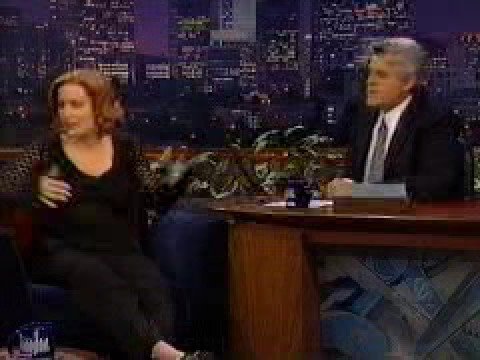 Gillian Anderson on Jay Leno 2000