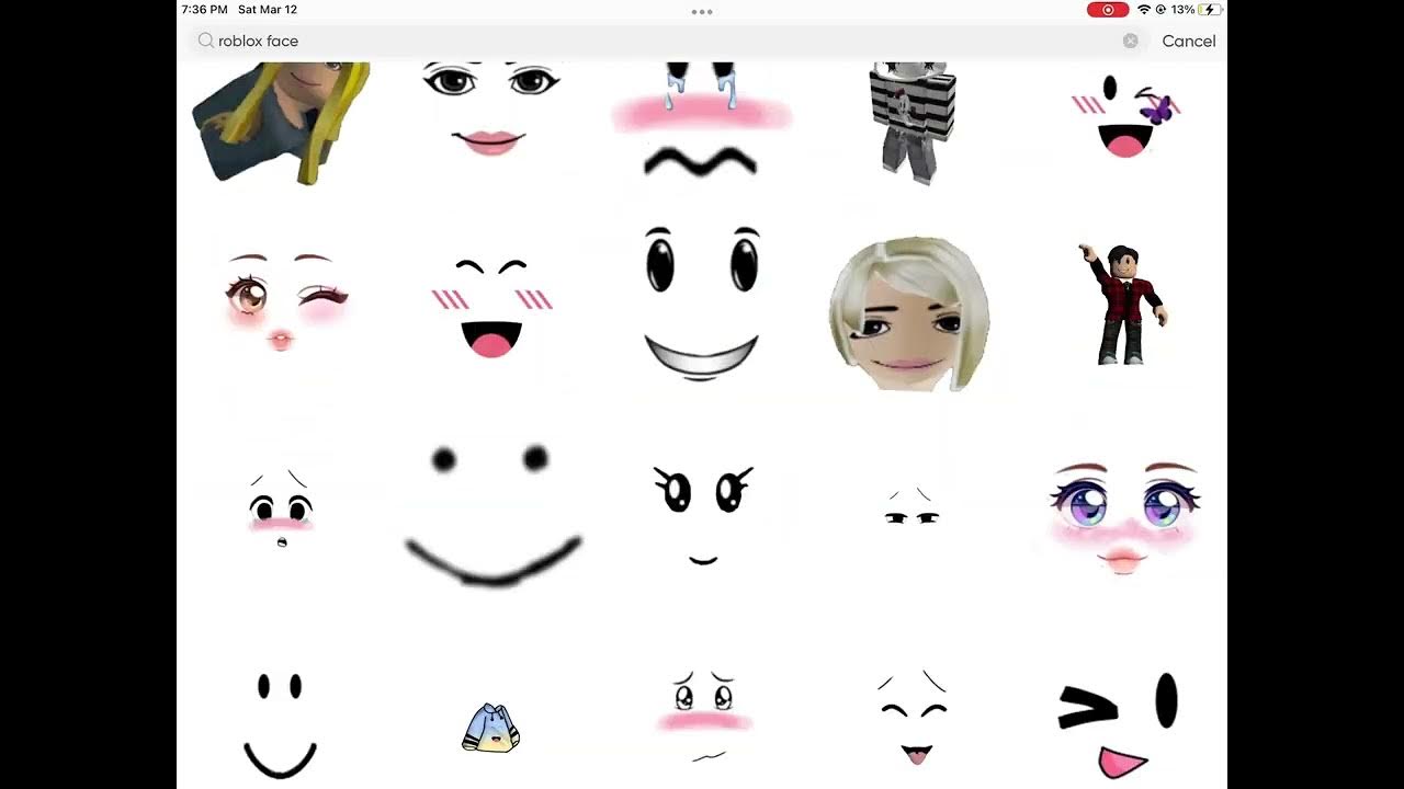 How Roblox limited faces are made… 